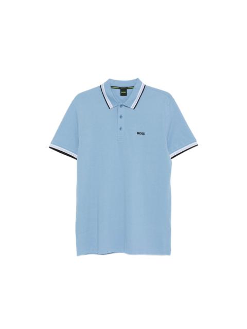 BOSS Boss Blue Polo Shirts Men