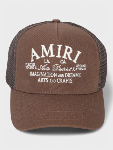 Amiri Stencil Trucker Hat Shitake