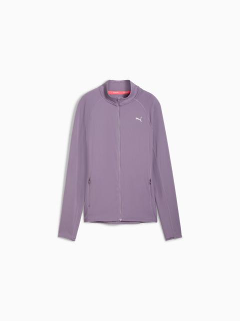 PUMA Run For Her Women's Ribbed Full-Zip