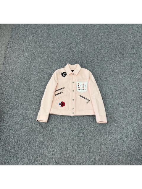 Louis Vuitton Louis Vuitton Pink Monogram Denim Jacket