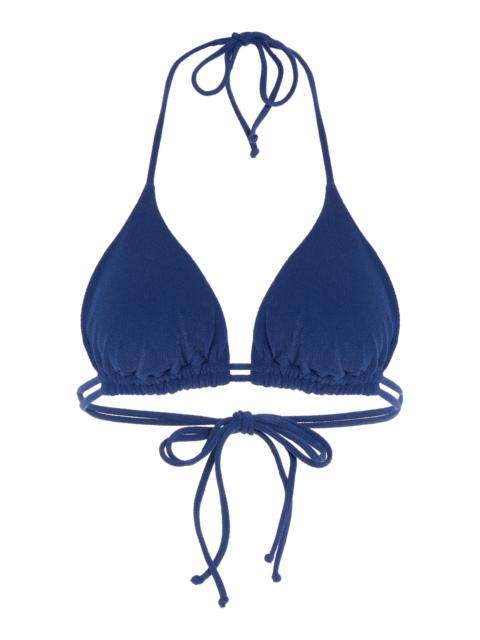 OAS Exclusive Riviera Starry Azzurra Knit Bikini Top blue