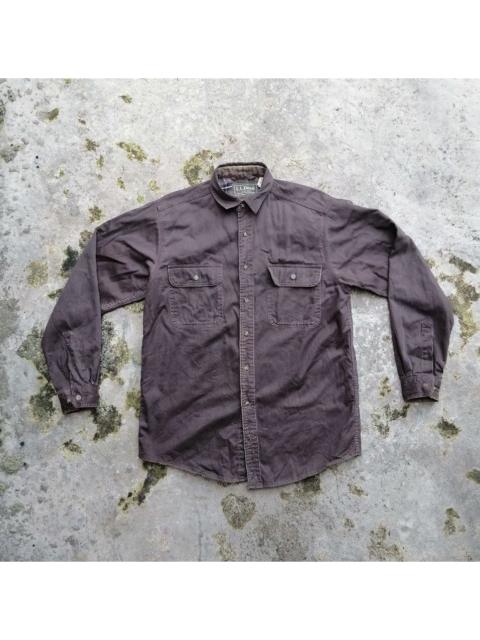 Other Designers L.L. Bean - LL Bean Shirt Button Up OMS 96 Distressed