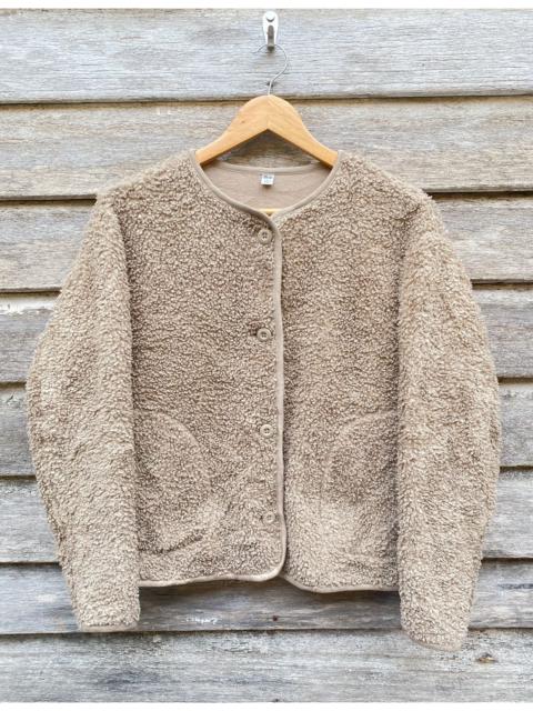 Other Designers Uniqlo Fleece Cropped Cardigan