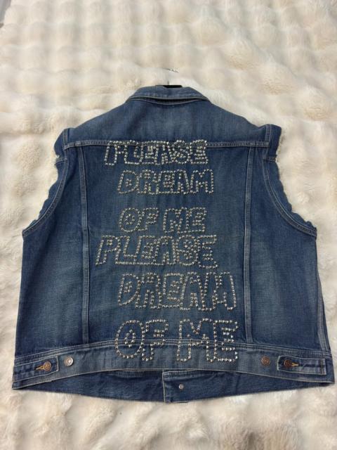 CELINE Celine Brand-New Runway Studded Denim Jacket with Elaborate Detailing