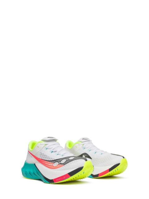 Saucony Saucony Endorphin Pro 4 Racing Shoe in White/Mutant at Nordstrom