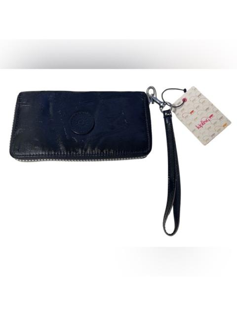 Kipling Women's Black Nylon Large Fashion Wristlet Wallet and Clutch