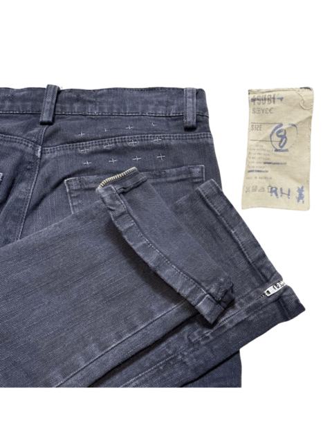 Ksubi Tsubi Archive Skinny Jeans AU8 Cross Zip Hem