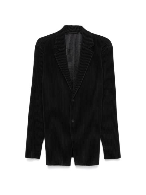 ISSEY MIYAKE BASICS JACKET - BLACK