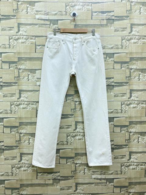 Other Designers Vintage 2000s Levi's 501 White Denim Jeans