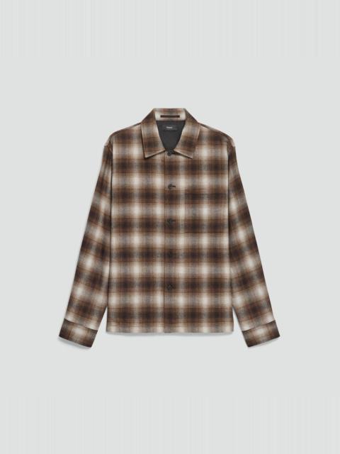 Theory Button-Up Shirt in Jesi Wool