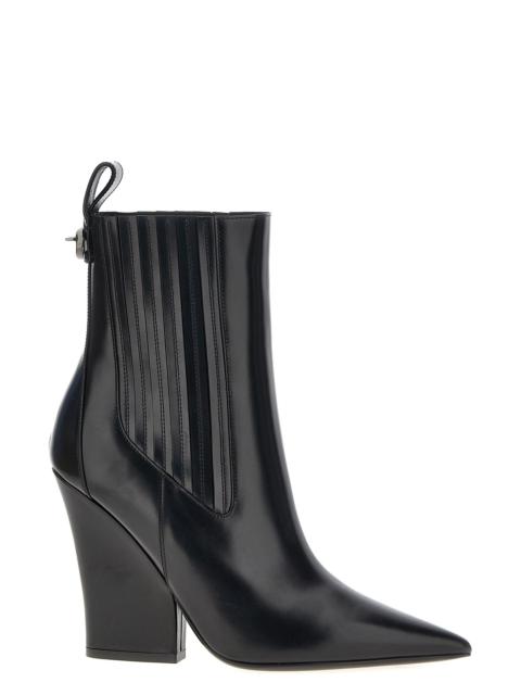 Valentino Valentino Garavani 'VLogo Lockette' ankle boots