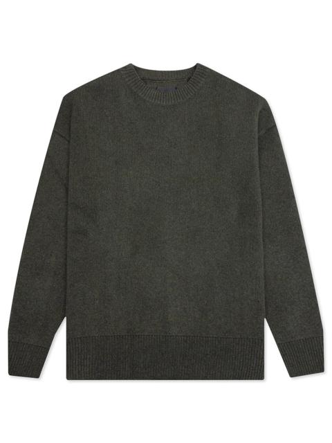 Givenchy GIVENCHY OVERSIZED CREW NECK SWEATER - DARK GREEN