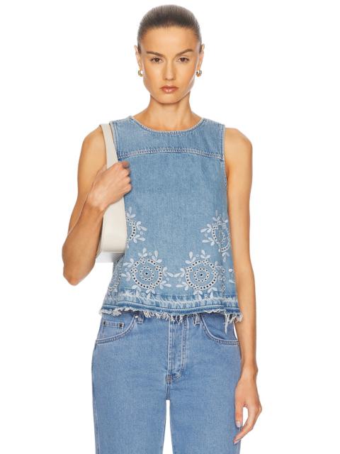 GANNI Denim Top