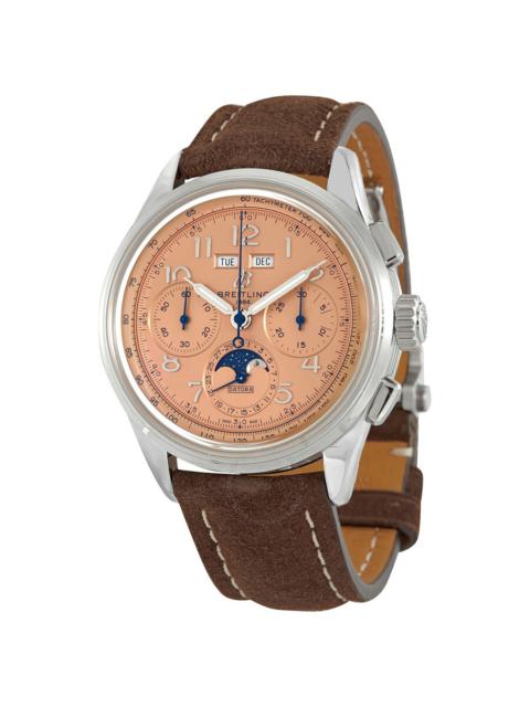 BREITLING Breitling Premier B25 Datora Chronograph Automatic Copper Dial Men's Watch AB2510201K1P1S
