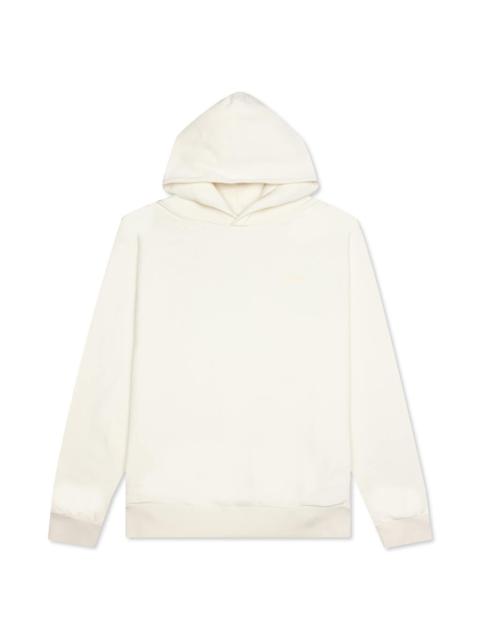 Marni MARNI HOODED BRUSHED LOGO SWEATSHIRT - STONE WHITE
