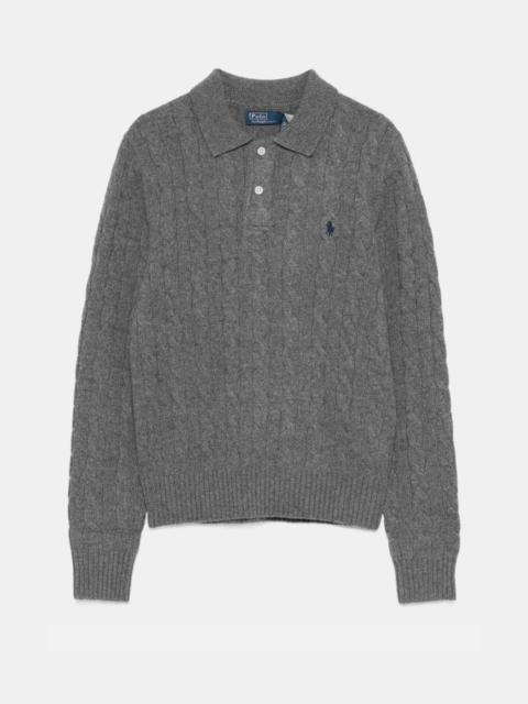 Polo Ralph Lauren 211972132500 2/15 80-20 W/CS RWS-LONG SLEEVE-COLLARED-PULLOVER-SWEATER