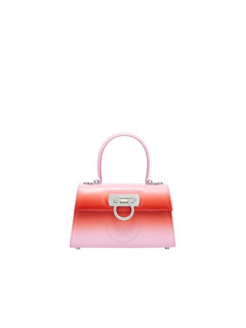 FERRAGAMO Ferragamo Ombre Leather Iconic Top Handle Bag