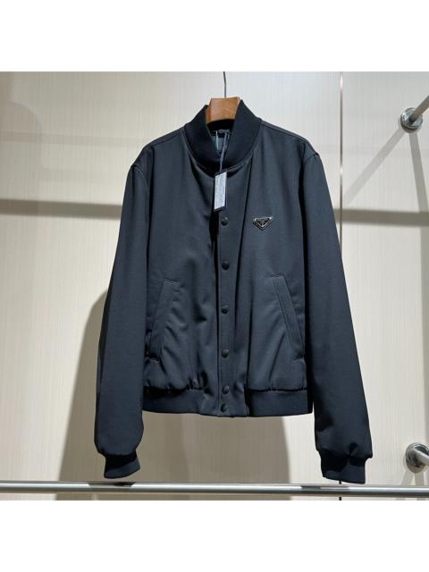 Prada Prada Baseball-Collar Bomber Jacket