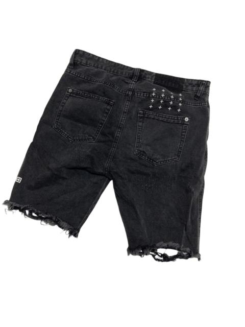 Ksubi Vintage Ksubi Distressed Denim Shorts Black 30