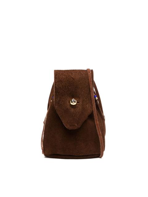 UNDERCOVER LEATHER MESSENGER BAG