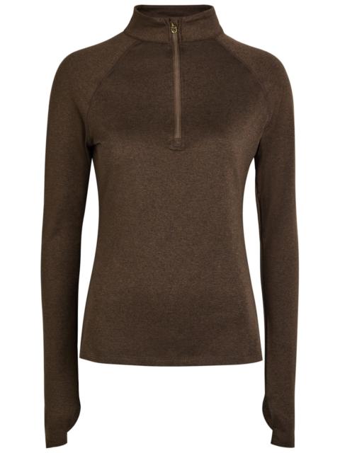 VARLEY Varley Always Warm Half-zip Stretch-jersey top