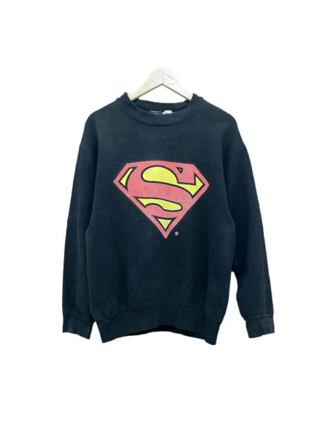 🇺🇸 Vintage 1996 Superman Dc Comics Movie Crewneck Sweatshirt