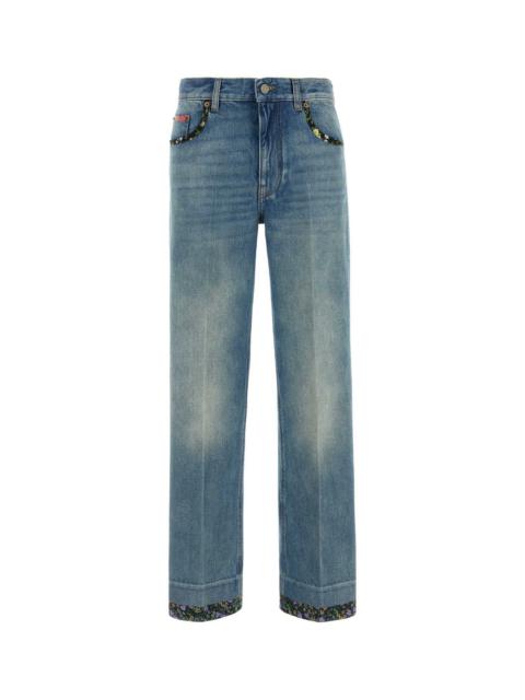 デニム・ジーパン VALENTINO Jeans with Chex Valentino detail Valentino Valentino Jeans With Chex Valentino Detail