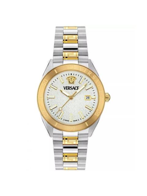 VERSACE Versace V-Dome Quartz Silver Dial Men's Watch VE8E00424