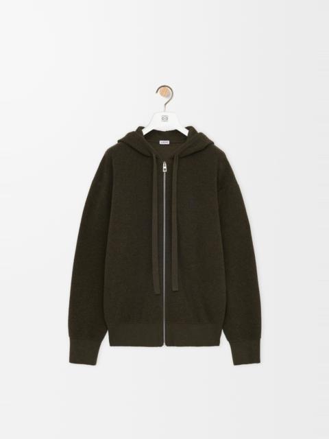 Loewe Anagram zip-up hoodie in wool