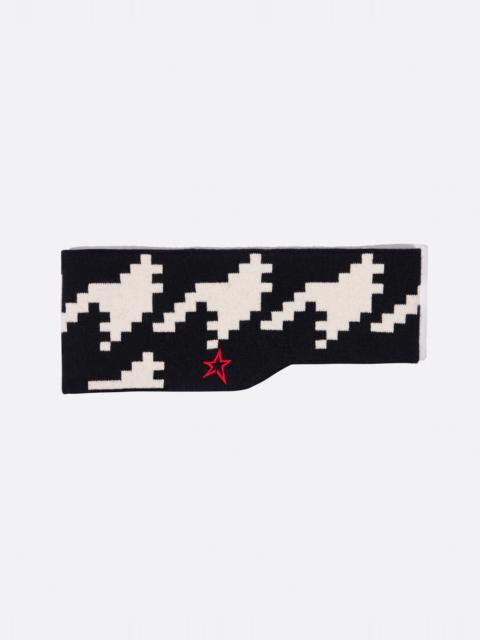 PERFECT MOMENT Houndstooth Merino Wool Headband
