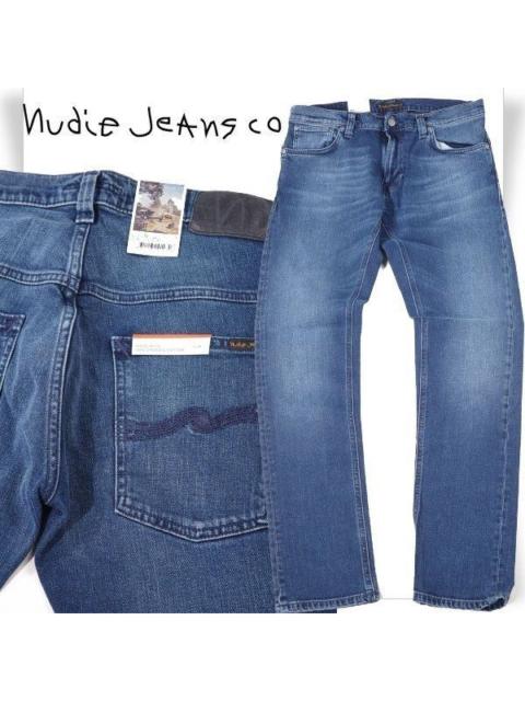 Nudie Jeans Nudie Jeans Thin Finn Black Weft Indigo W31 L32 112918