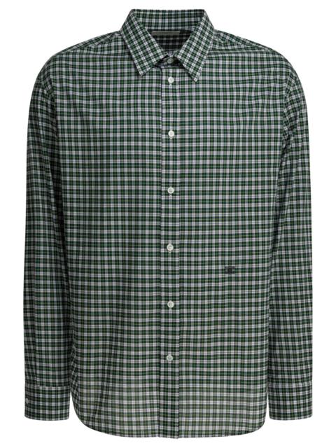 CELINE Celine Relaxed Fit Cotton Shirt Green