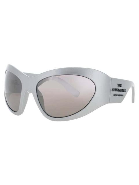 Marc Jacobs Marc Jacobs Ladies Silver Tone Rectangular Sunglasses MJMARC773SYB7T4