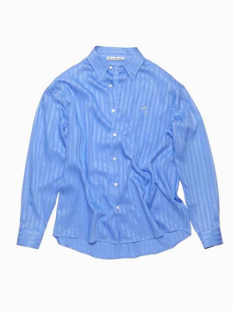 Acne Studios Blue Striped Overside Shirt
