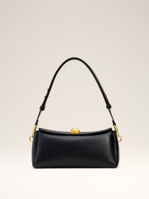 AMI Paris BLACK LEATHER CARROUSEL BAG