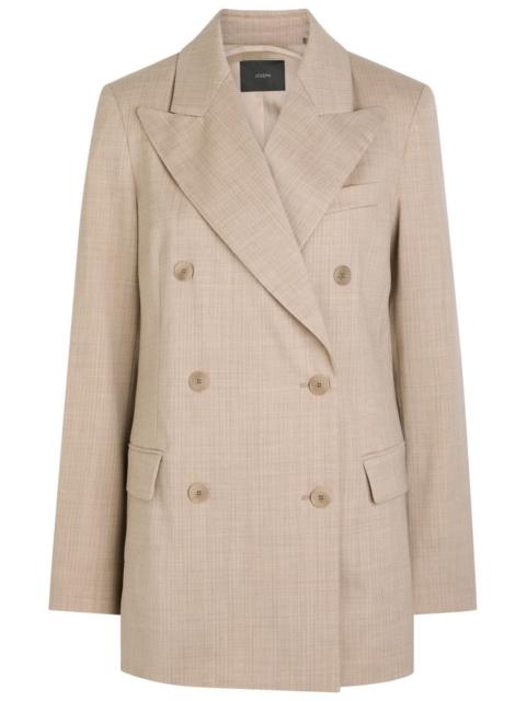JOSEPH Joseph Valery Double-breasted Stretch-wool Blazer