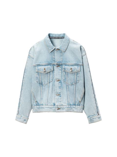 Alexander Wang zip-sleeved denim jacket