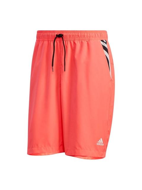 adidas adidas Tyo Wv Sh M Casual Sports Lacing Breathable Shorts Pink Red GD4972