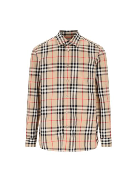Burberry Check Pattern Shirt