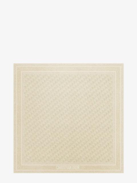 Dior Dior Women Dior Oblique Lurex Silk Foulard