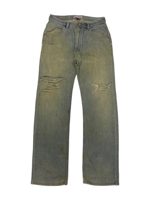 Other Designers Archival Clothing - 🔥DISTRESSED RUSTY CRU RIDERS RIPS DENIM JEANS LGB STYLE