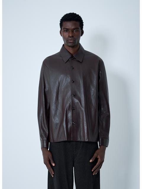 Our Legacy Our Legacy Men Leather Shirt