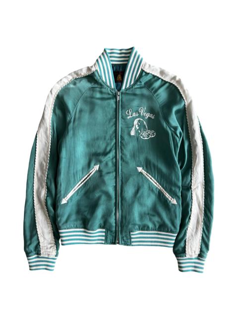 Final Blow - Hysteric Glamour Turquoise Souvenir Jacket Sz Small