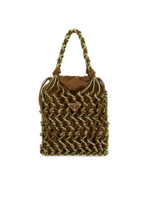 Prada Prada Two-Tone Mesh Handbag