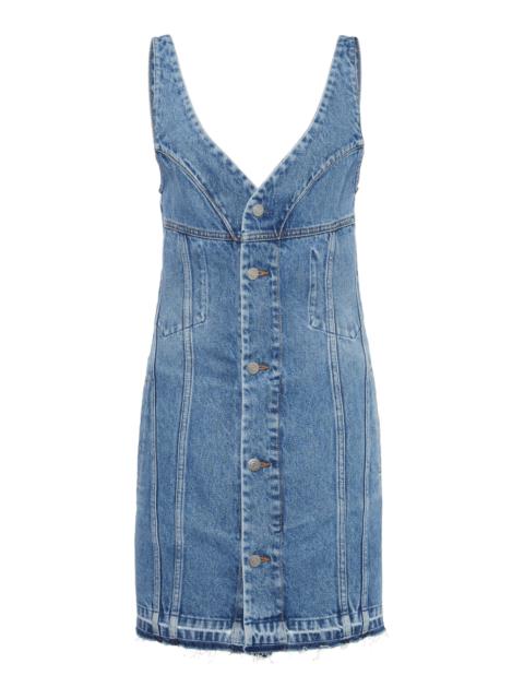 Stella McCartney Sleeveless Denim Mini Dress medium wash