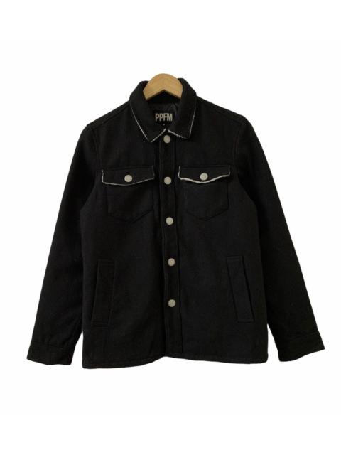 Other Designers Designer - Vintage PPFM Wool Utility Button Jacket