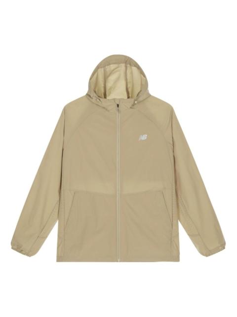 New Balance New Balance 'Runners Aren't Normal' Hooded Jacket 'Khaki' NAE24101-BWN