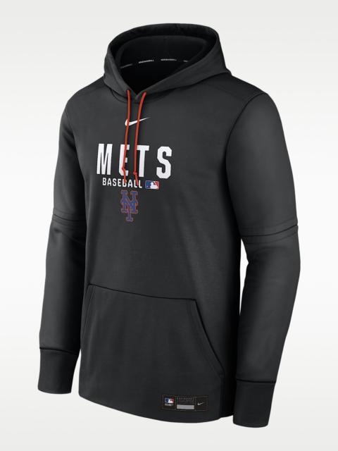 Nike New York Mets Authentic Collection Men's Nike Therma MLB Pullover Hoodie