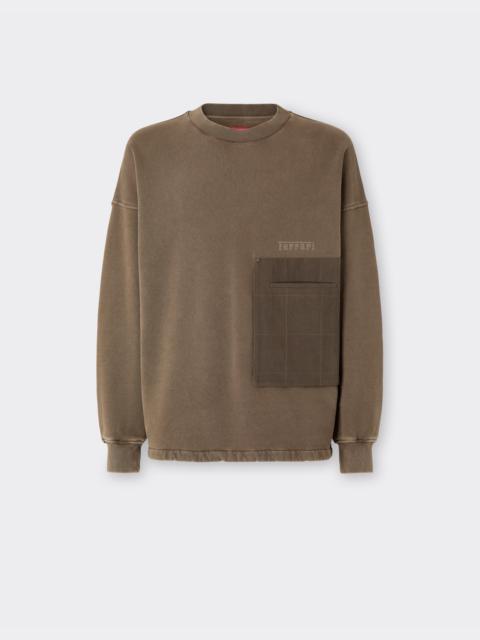 Ferrari Cotton sweatshirt with pocket