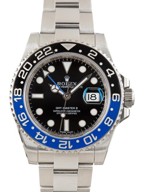 ROLEX Used Oyster Rolex GMT-Master II Batman Ref 116710BLNR